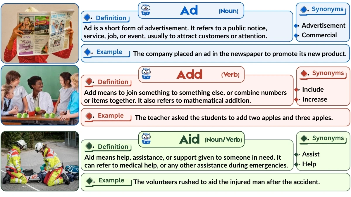Ad vs Add vs Aid