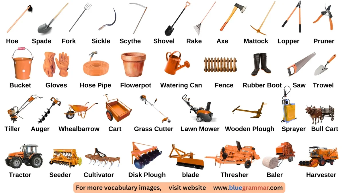 Farming Tools and Equipment